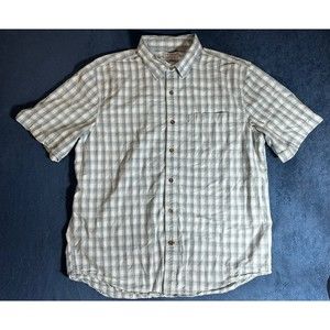 Carhartt Relaxed Fit Button Down Short Sleeve Shirt Mens XL  Checks Plaid